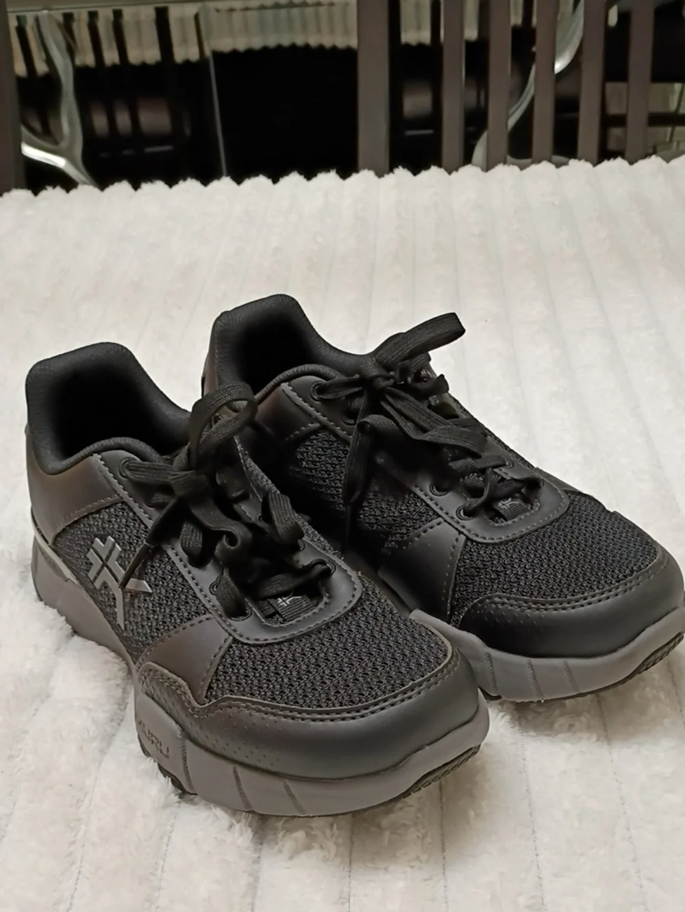 Kuru Quantum 2 Black Plantar Fascitis Orthopedic Support Walking Work Shoes 7W